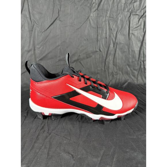 Nike Alpha Huarache 4 Keystone Low Shoes Mens 10 Red Black White Baseball Cleats main image 8